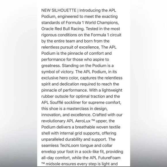 APL Oracle x Red Bull Racing Collab Podium Sneakers Stone Baroque grey brown 8 - Picture 4 of 9